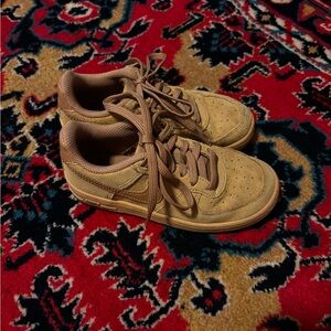 Tan and Brown Sneakers